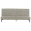 Beliani Sofa Bed 3 Seater ESSVIK Fabric Light Green 1