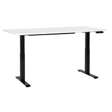 Electric Adjustable Standing Desk DESTINES 160 cm 72 cm White/ Black