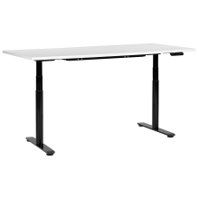 Electric Adjustable Standing Desk DESTINAS 180 cm 80 cm White/ Black