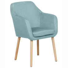 Dining Chair YORKVILLE II Velvet Light Blue