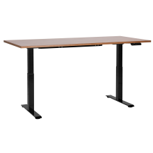Electric Adjustable Standing Desk DESTINES 160 cm 72 cm Brown/ Black