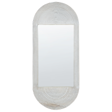 Wall Mirror BRIANT 56 cm 130 cm Mango Wood White