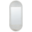 Beliani Wall Mirror BRIANT 56 cm x 130 cm Mango Wood White 1