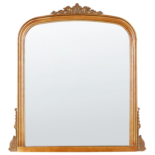 Beliani Wall Mirror SUSSEY 75 cm 78 cm Gold