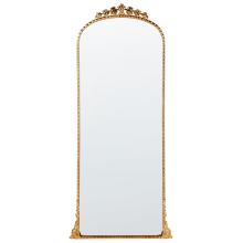 Wall Mirror LIVRY 51 cm 114 cm Metal Gold