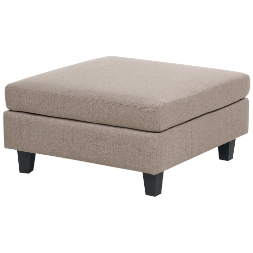 Beliani Ottoman UNSTAD Fabric Brown