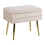 Beliani Upholstered Storage Bench ODESSA Velvet Beige 1