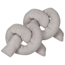 Set of 2 Decorative Cushions GLADIOLUS 172 x 14 cm Boucle Grey Solid