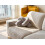 Beliani Throw Cushion GLADIOLUS 172 x 14 cm Boucle Grey Solid 2