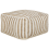 Beliani Pouffe ALMATTI Fabric Beige 1