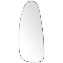 Wall Mirror CERGY 39 cm 95 cm Metal Black
