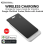 Wireless Smart Tracker Card Wallet Rechargeable Waterproof GPS for IOS 2