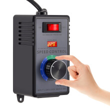 AC 220 to 240V Motor Fan Speed Controller,10A Max 4000W Electronic Voltage Regulator with Real Time Voltage Display & Overload Protection,0 to 220VAC