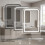 Living And Home Wall-Mounted Bathroom Adjustable LED Vanity Mirror with Demister 4
