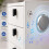 MN Furniture LED Dressing Table Set Mirror Drawers Stool White 6