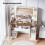 Vanity Desk with LED Lighted Mirror, Drawers & Side Storage Cabinets 3