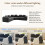 Modular Sectional Large L-Shaped Chenille Corner Sofa Grey 5