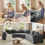 Modular Sectional Large L-Shaped Chenille Corner Sofa Grey 7