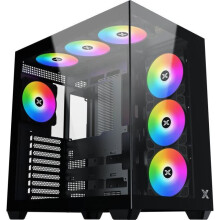 PC-Gehäuse - XIGMATEK - Aqua V AIR - Cube - ATX - Gehärtetes Glas - ARGB - Schwarz