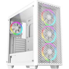 PC-Gehäuse - XIGMATEK - Gaming G Pro Arctic (Weiß) - Midi-Tower - E-ATX-Format - 4x120mm LED A-RGB