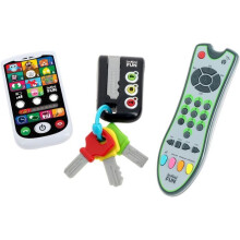 Kit High Tech - KD - Mein Kit High Tech - Schlüssel, Telefon und Fernbedienung zum Lernen von Zahlen und Farben