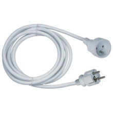 Verlängerungskabel - GAO - 16A - Kabel 10m - Weiß - Robust - Flexibel