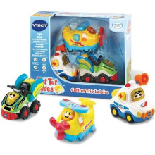 VTECH - Tut Tut Boliden - Trio Freizeitset (Flugzeug + Formel 1 + Bus) - Multicolor - Unisex - 12 Monate+