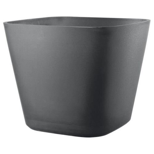 DEROMA Blumentopf quadratisch Origin - 28 x 23,5 cm - 12 L - Grau