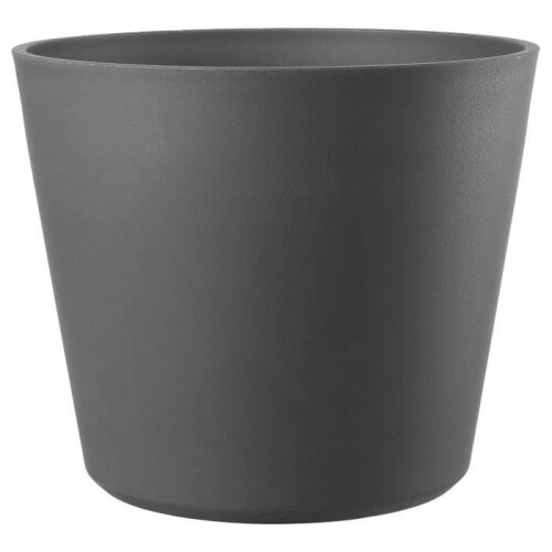 Blumentopf - ORIGIN - Kunststoff - Grau - 38xH32cm - DEROMA