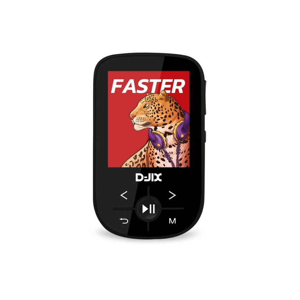 DJIX C100 (8 GB), MP3 Player + Portable Audiogeräte, Schwarz - Image 3