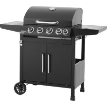 Gasgrill - KOCHBOX - Paarl - 4 Brenner - Hauptgrillfläche: 60 x 42 cm - Warmhaltegrill - Stahl