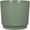 Cache-pot PLANO - Kunststoff - Hellgrün - Rund - Ø25xH22cm - Garden ID 1