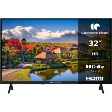 CONTINENTAL EDISON - CELED32HD25B6 - LED-Fernseher HD 32“ (81 cm) - 2xHDMI - 2xUSB - Schwarz