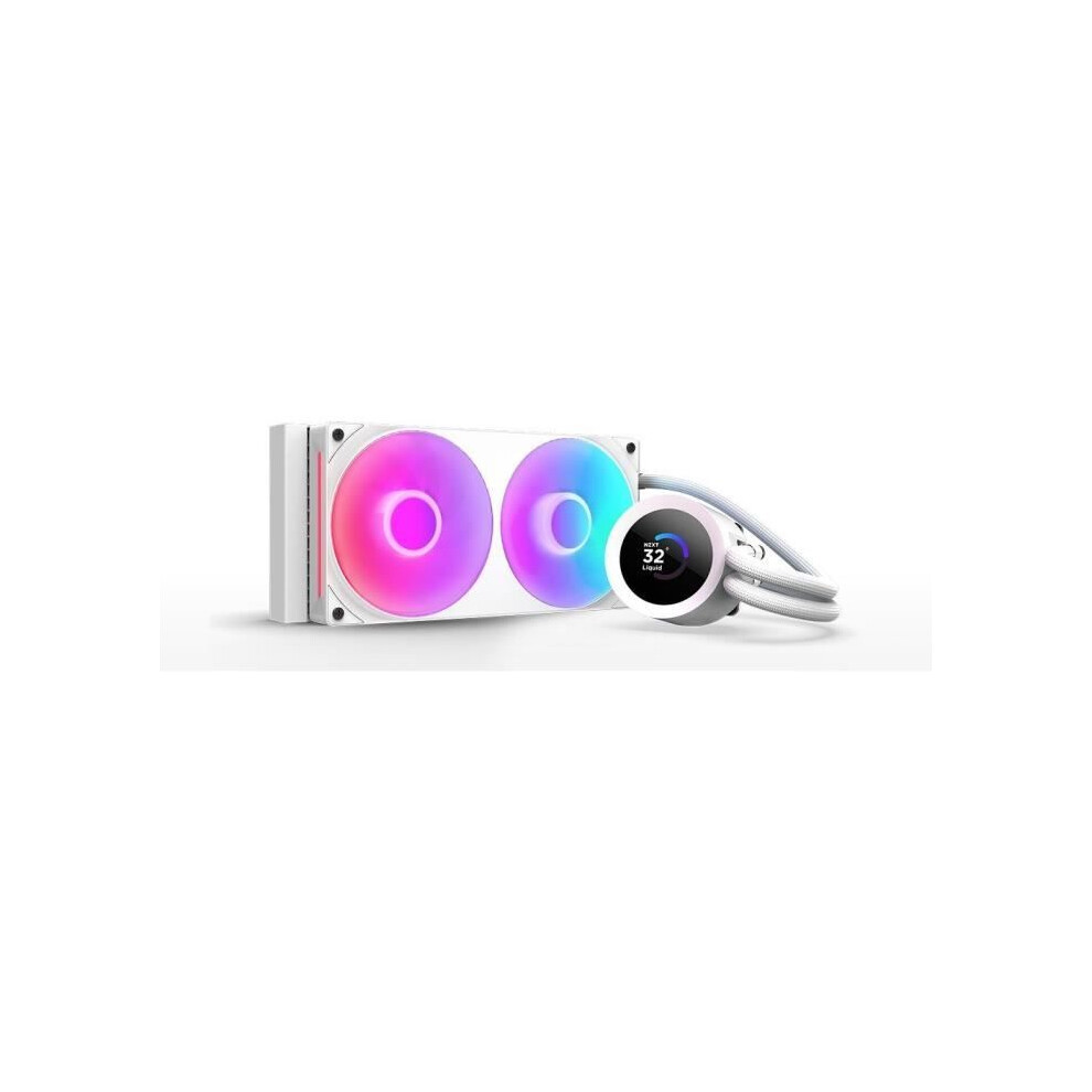 Nzxt Weiss Refrigeración Líquida Kraken Plus Rgb 240Mm 2 Ventiladores Weiß Led Tft - Image 5