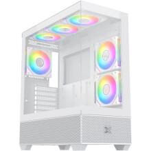 Gehäuse ohne Netzteil - XIGMATEK Alphard Arctic - Mid Tower - E-ATX Format - Weiß