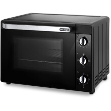 Mini-Ofen - Heißluft - DELONGHI - EO 40112.BK - Schwarz - Doppelverglasung - 40 L - 51,5 x 44 x 36 cm - 2000 W