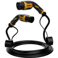 Ladekabel für Elektrofahrzeuge - DEWALT - 22kW - Typ 2 - 5 m - TPU-Kabel - 32A - 380V AC