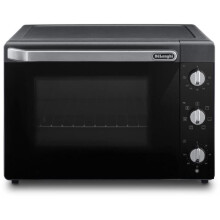 Mini-Ofen - Heißluft - Drehspieß - DELONGHI - EO40123.S - Schwarz - 40 L - 51,5 x 44 x 36 cm - 2000 W