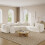 Modular Sectional Large Chenille L-shaped Sofa Beige 6