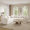 Modular Sectional Large Chenille L-shaped Sofa Beige 9