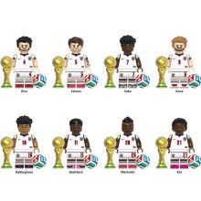 8PCS FIFA World Cup England team Players Minifigures Kids Toys Gifts Fit Lego