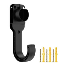 EV Charger Cable Holder with Hook - Type 2 Charging Cable Organizer Wall Mount Bracket Heavy Duty Holder for Home Garage