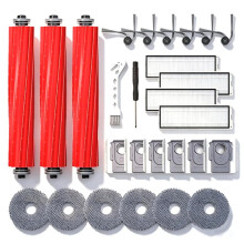 Vervangonderdelen voor QV35A,QV35S Qrevo S Pro Robotstofzuiger Hoofdborstel Zijborstel Filter Mop Stofzak 27 Stuks