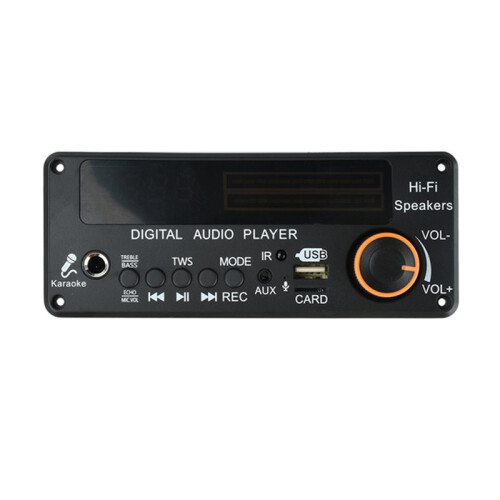 D191BT  6V-24V  5.3 MP3 Decoder Board TPA3116D2 2x100W Dual-Channel Amplifier Module (Battery Not Included)