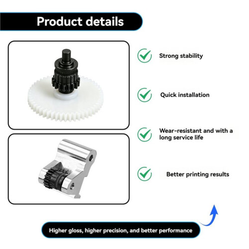 Kit di Ingranaggi 'Estrusore 1 Pezzi Aggiornato per Flashforge AD5M/AD5M Pro per Parti e Componenti Della Stampante 3D 1