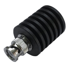 10-W-BNC-Stecker--Koaxial-Abschlusswiderstand, Dummy-Last, -3 GHz, 50 Ohm, Vernickelt, -Zubehör