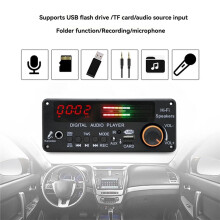 D191BT 6V-24V 5.3 MP3 Decoder Board TPA3116D2 2x100W Dual-Channel Amplifier Module (Battery Not Included)