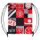 Manchester United Official Drawstring Gym Bag 2