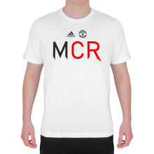 Manchester United Official Football Gift Mens Graphic T-Shirt White Large
