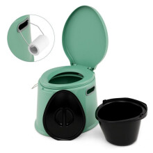 Mobile Toilette - HELLOSHOP26 - Kompakt - 41 x 49,5 x 34 cm - Leicht zu reinigen - Ergonomisch